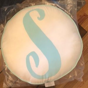 New Land of Nod “S” Pillow